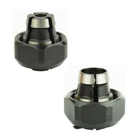 Superior Electric RCKIT-PC 2 Piece Router Collet Kit 1/4 Inch and 1/2 Inch Replaces Porter Cable 42999, 42950