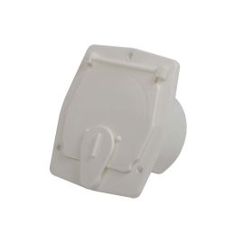 Superior Electric RVA1572 Basic Square Electric Cable Hatch for 30 Amp Cord - White