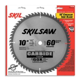 Skil 75160B10 10 Inch 60T Carbide Circular Saw Blade (10 / Pack)