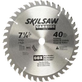 Skil 75740W 7 1/4 Inch X 40 Tooth Carbide Tipped Circular Saw Blade - 10/PK
