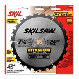 Skil 75924B25 7-1/4 Inch 24T Titanium Circular Saw Blade (25 / Pack)