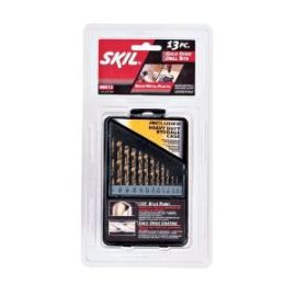 Skil 98013 13pc Gold Oxide Drill Bit Set