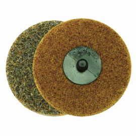 Superior Pads and Abrasives SD3C 3" ROLL-ON/ROLL-OFF Style Surface Conditioning Sanding Disc (Tan / Coarse)