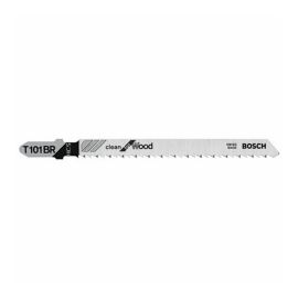 Bosch T101BR100 4 Inch, 10TPI, HCS Bosch Shank Jigsaw Blade (100 pk)