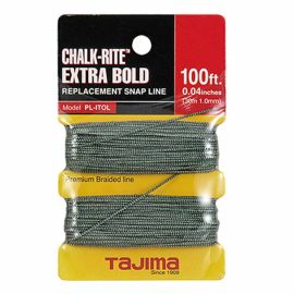 Tajima PL-ITOL Chalk-Rite Extra Bold Braided Line, 1.0 mm X 30m / 100 ft.