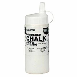 Tajima PLC2-W300 Micro Chalk, Ultra-Fine Chalk, White, Easy-Fill Nozzle, 300g / 10.5 Oz.