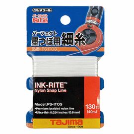 Tajima PS-ITOS Ink-Rite Replacement Line, Braided Nylon, 0.6 mm X 40 M / 130 ft.