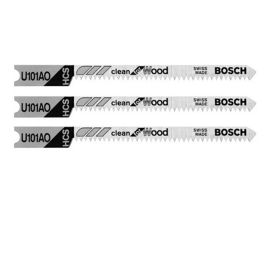 Bosch U101AO3 20 TPI, HCS U-Shank Jigsaw Blade (3 pk)