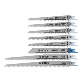 Bosch RSB008 Edge Pro-Wood Reciprocating Saw Blade Set - 8 Pieces