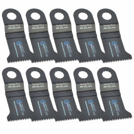 Versa Tool SB10C 45mm Japan Cut Tooth HCS Multi-Tool Saw Blades 10/Pack Fits Fein Multimaster, Rockwell, Sonicrafter, Makita Oscillating Tools