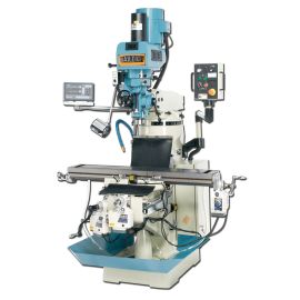 Baileigh VM-949-1 220V 1Phase Variable Speed Vertical Milling Machine. 9 Inch x 49 Inch Table. Yaskawa VFD
