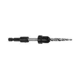 W.L.Fuller C7HTC 5/32" Taper Point Drill Bit With Countersink And 1/4" Quick Change Hex Shank
