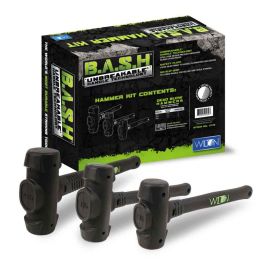 Wilton 11113 B.A.S.H Hammer Dead Blow Kit with 1 of each of #55214, #55314, #55416