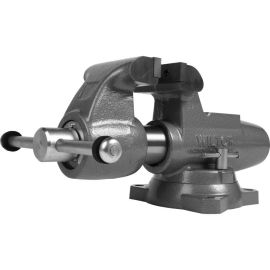 Wilton 28832 500S Machinist 5 Inch Jaw Round Channel Vise with Swivel Base