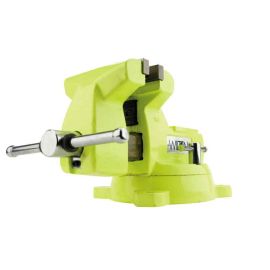 Wilton 63187 1550, High-Visibility Safety Vise, 5 Inch Jaw Width, 5-1/4 InchJaw Opening