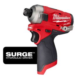 Milwaukee 2551-20 M12 FUEL™ SURGE™ 1/4 Inch Hex Hydraulic Driver Bare Tool