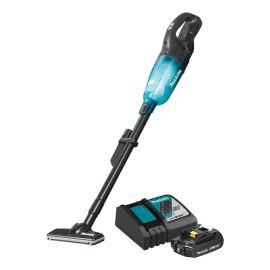 Makita XLC04R1BX4 18V LXT® Lithium-ion Compact Brushless Cordless 3-Speed Vacuum Kit, w/ Push Button, with one battery (2.0Ah)