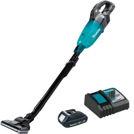 Makita  XLC08R1B 18V Lxt Lithium-Ion Compact Brushless Cordless Vacuum Kit, Trigger W/ Lock, With One Battery (2.0Ah)