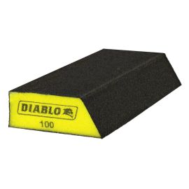 Freud DFBANGBFIN02G Diablo Extended Corner Contact 100-Grit Sanding Sponge - 2PK