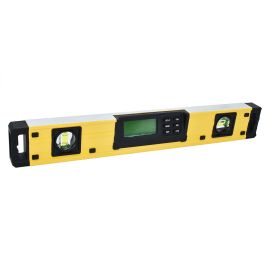 Big Horn 14221 18 Inch Magnetic Digital Level with Bubble, Memory Functions and Protractor - IP54 Dustproof and Waterproof - Carrying Case