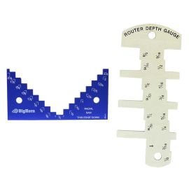 Big Horn 14615 Router and Saw Depth Guage Kit
