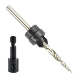 Big Horn 18926 # 10 Complete Countersink W/Taper Drill & Quick-Change 1/4 Inch Hex Shank Adapter From W.L. Fuller (C5M) Made in USA