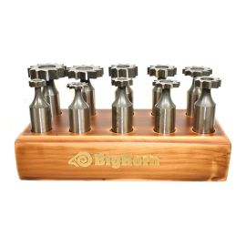 Big Horn 19879 HSS Woodruff Keyseat Cutter Set - Straight Tooth 