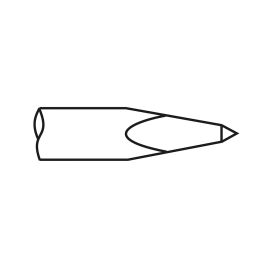 Chicago Pneumatic 6158132340 Pick Chisel 18 Inch .680 Round