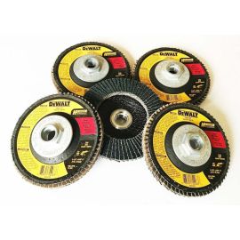 Dewalt DW8311RT 4-1/2" Angle Grinder Flap Discs 40 Grit Zirconia 5/8"-11 Hub