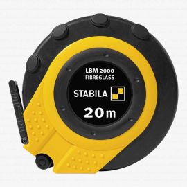 Stabila 30940 Tape Measure LBM 2000 STEEL, 20M CM Metric Scale, Close Cased Tape