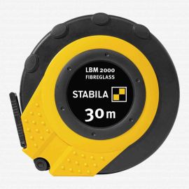Stabila 30945 LBM 2000 Steel Close Cased Tape, Metric Scale, 30m 