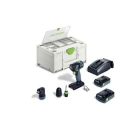 Festool 576903 Cordless 18V Battery Powered Drill TXS 18 Basic C3,0 Set