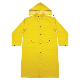 Big Horn 40451 PVC Polyester Rain Coat with Detachable Hood - EXTRA LARGE