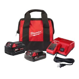 Milwaukee 48-59-1850TPC M18 5.0Ah + 2.0Ah Starter Kit W/ Bag