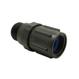 Dripflo 6821413 3/4 Inch FHT Inlet X 3/4 Inch MHT Outlet Drip Irrigation Pressure Regulator with 20 PSI Preset Pressure