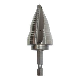 Makita 711494-A 1/4 to 1-1/8 H.S.S. Step Drill Bit, 3/8 Shank