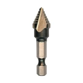 Makita 711495-A 1/2 H.S.S. Step Drill Bit, 1/4 Hex Shank