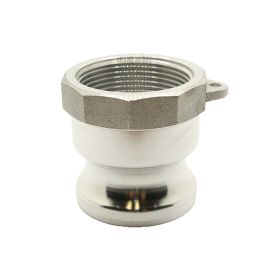 Fire Safe 8613001 2 Inch Male Camlock Coupler x 2 Inch Female NPT Aluminum Fitting - Style A
