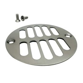 Thrifco 9407029 Shower Drain Strainer Only - Satin Nickel