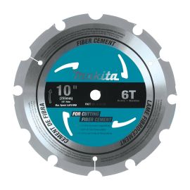Makita A-95130 10" 6T PCD Miter Saw Blade, Fiber Cement