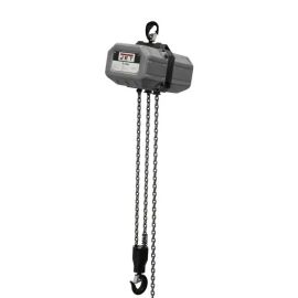 Jet 111000 1SS-1C-10, 1 Ton 10' LIFT, 115V/230V Prewired Electric Chain Hoist