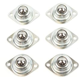 Big Horn 19102 Heavy-Duty 1 Inch Conveyor Roller Ball Transfer Bearings, Set of 6