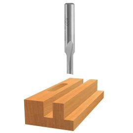 Bosch 85152 Straight Bit 1/8 Inch, 1/4 Inch XL Shk., 1 Flt., H.S.S.