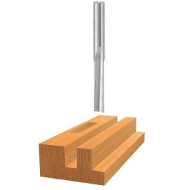 Bosch 85154 Straight Bit 1/4 Inch, 1/4 Inch XL Shk., 1 Flt., H.S.S.