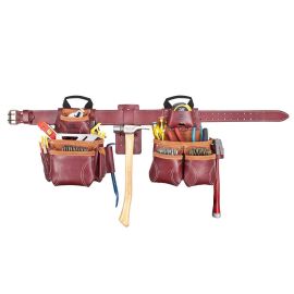 Custom LeatherCraft 21453 18 Pocket Top of The Line Pro Framer's Heavy Duty Leather Combo System