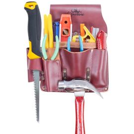 Custom LeatherCraft 21485 Pocket Pro Drywaller's Heavy Duty Leather Tool Pouch