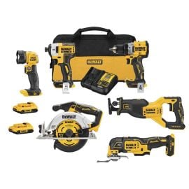 Dewalt DCK648D2 20V MAX XR BRUSHLESS 6-TOOL COMBO KIT With 2.0Ah Batteries