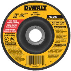Dewalt DW4418 4 X 1/8 Gen Purp Bulk (25 Pack)