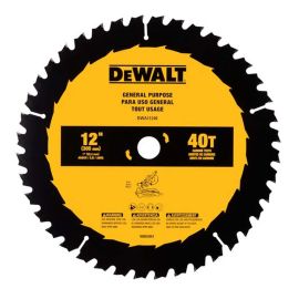 Dewalt DWA11240 12 in. 40T General Purpose Saw Blade ( Replacement Of DW3123 )