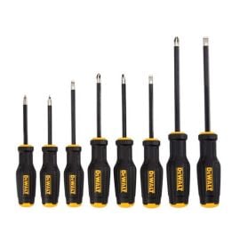Dewalt DWHT65102 TOUGHSERIES 8pc. Screwdriver Set (Pack of 4 Sets) ( Replacement Of DWHT62058 )